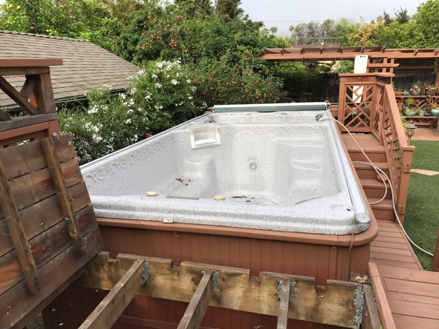Spa/Deck removal services